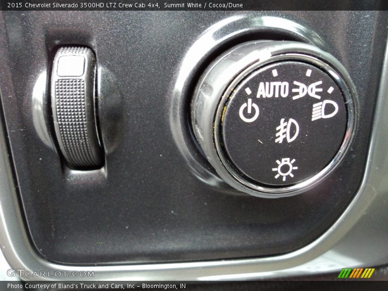 Summit White / Cocoa/Dune 2015 Chevrolet Silverado 3500HD LTZ Crew Cab 4x4