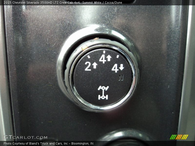 Summit White / Cocoa/Dune 2015 Chevrolet Silverado 3500HD LTZ Crew Cab 4x4