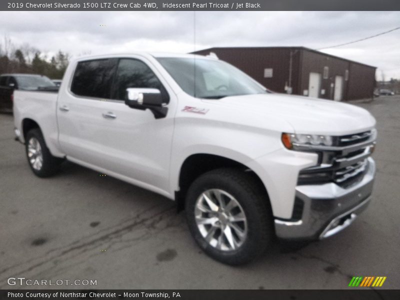 Iridescent Pearl Tricoat / Jet Black 2019 Chevrolet Silverado 1500 LTZ Crew Cab 4WD