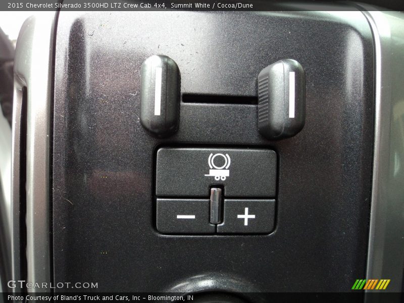 Summit White / Cocoa/Dune 2015 Chevrolet Silverado 3500HD LTZ Crew Cab 4x4