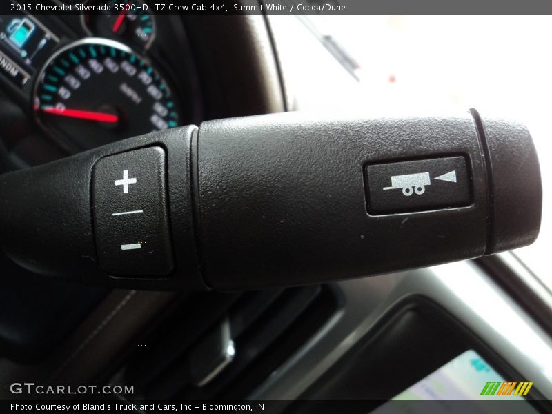 Summit White / Cocoa/Dune 2015 Chevrolet Silverado 3500HD LTZ Crew Cab 4x4