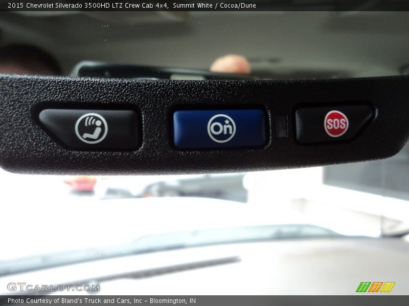 Summit White / Cocoa/Dune 2015 Chevrolet Silverado 3500HD LTZ Crew Cab 4x4