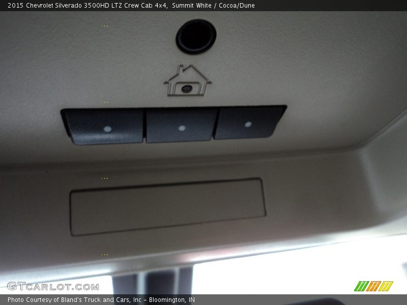 Summit White / Cocoa/Dune 2015 Chevrolet Silverado 3500HD LTZ Crew Cab 4x4