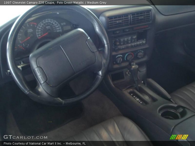 Polo Green Metallic / Medium Grey 1997 Chevrolet Camaro Z28 Coupe
