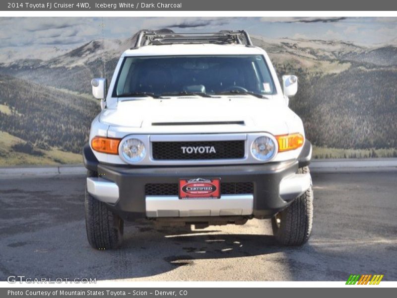 Iceberg White / Dark Charcoal 2014 Toyota FJ Cruiser 4WD