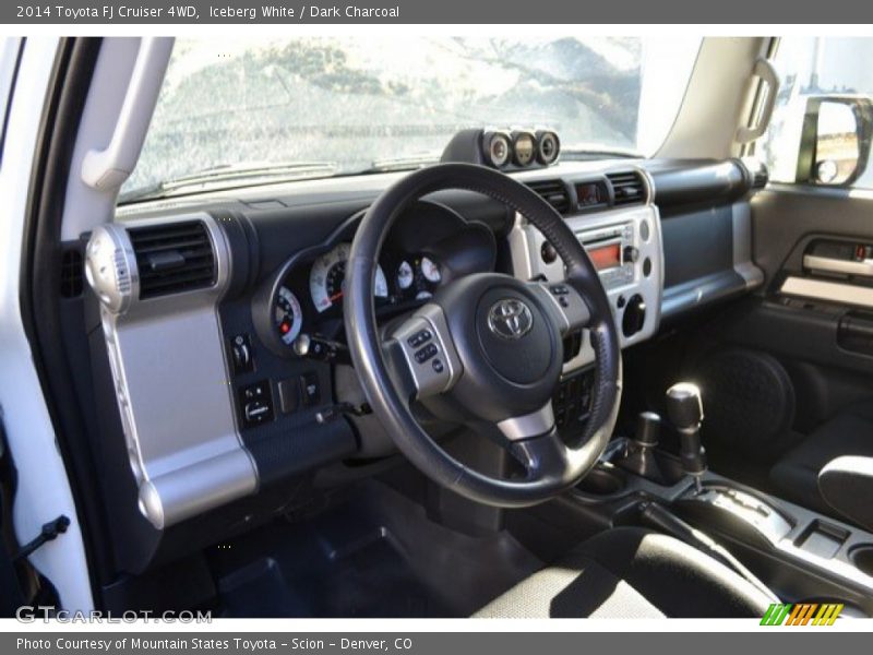 Iceberg White / Dark Charcoal 2014 Toyota FJ Cruiser 4WD