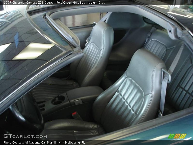 Polo Green Metallic / Medium Grey 1997 Chevrolet Camaro Z28 Coupe