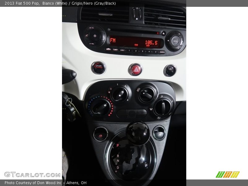 Bianco (White) / Grigio/Nero (Gray/Black) 2013 Fiat 500 Pop