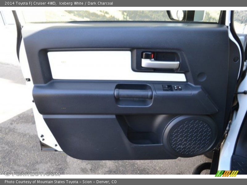 Iceberg White / Dark Charcoal 2014 Toyota FJ Cruiser 4WD