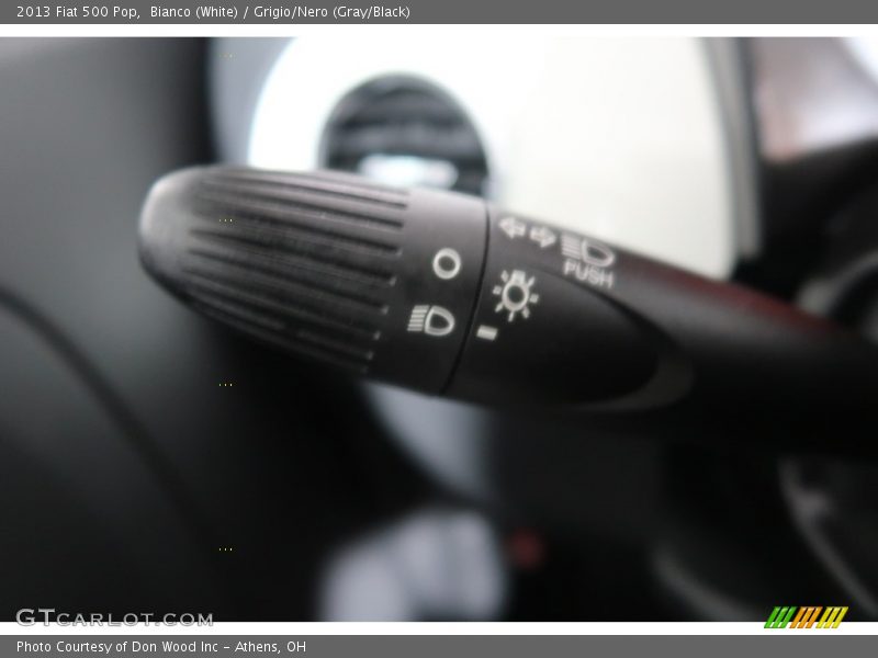 Bianco (White) / Grigio/Nero (Gray/Black) 2013 Fiat 500 Pop