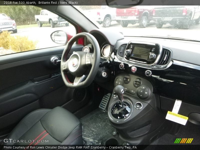 Dashboard of 2018 500 Abarth