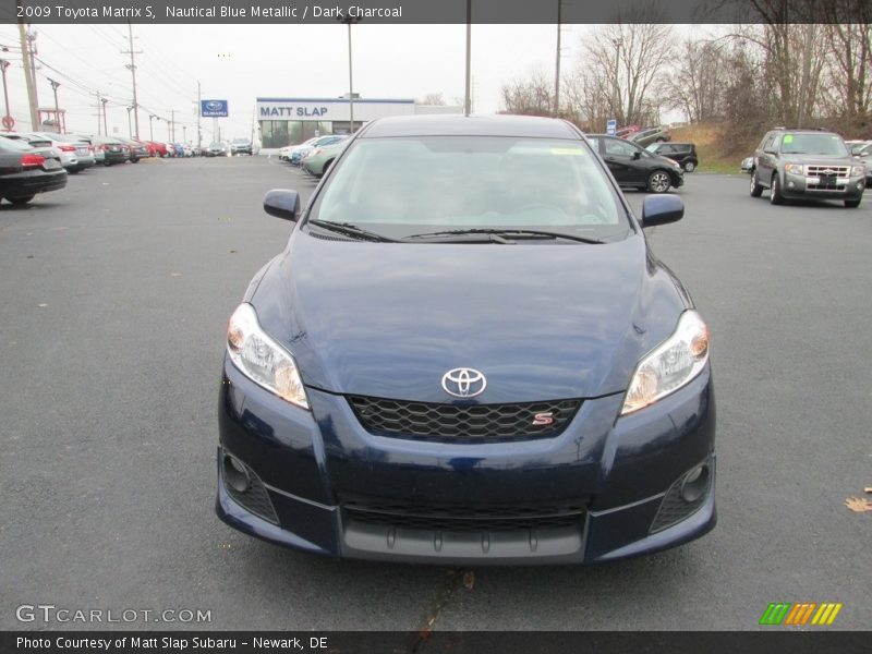 Nautical Blue Metallic / Dark Charcoal 2009 Toyota Matrix S