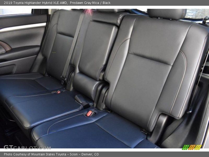 Rear Seat of 2019 Highlander Hybrid XLE AWD