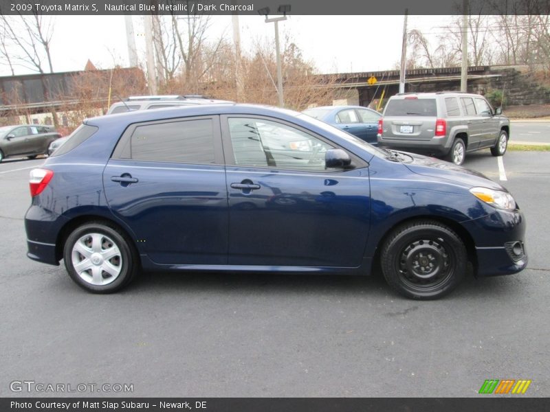 Nautical Blue Metallic / Dark Charcoal 2009 Toyota Matrix S