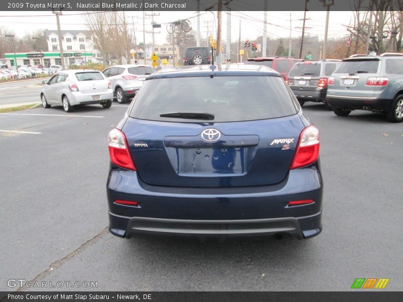 Nautical Blue Metallic / Dark Charcoal 2009 Toyota Matrix S