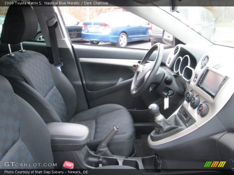 Nautical Blue Metallic / Dark Charcoal 2009 Toyota Matrix S