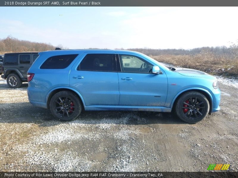 Surf Blue Pearl / Black 2018 Dodge Durango SRT AWD