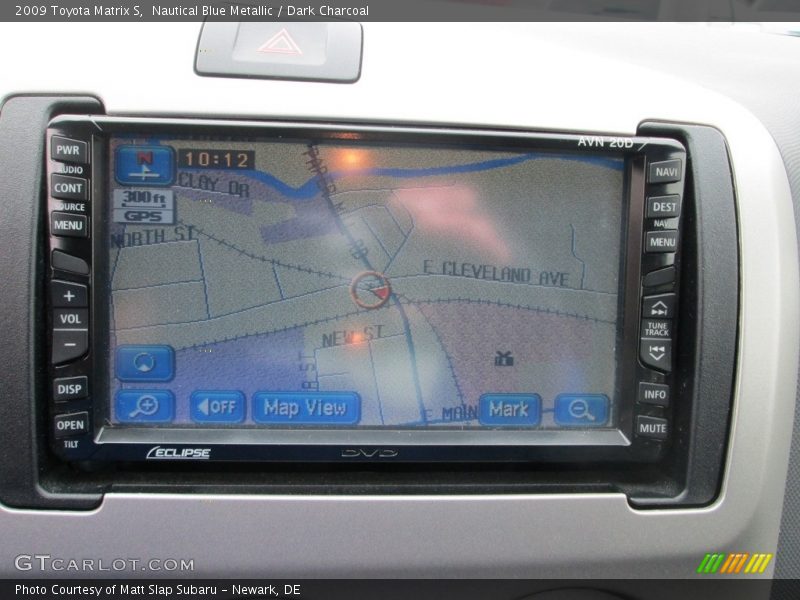 Nautical Blue Metallic / Dark Charcoal 2009 Toyota Matrix S