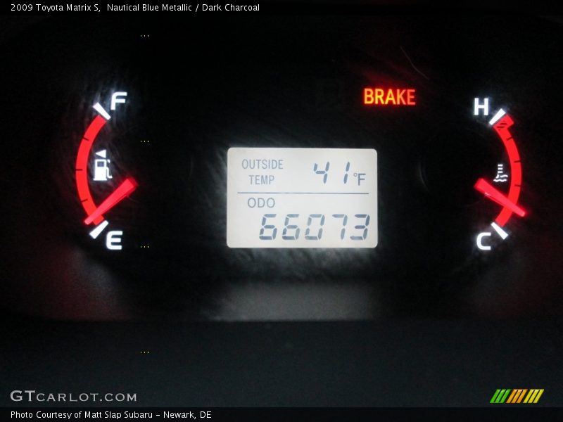 Nautical Blue Metallic / Dark Charcoal 2009 Toyota Matrix S
