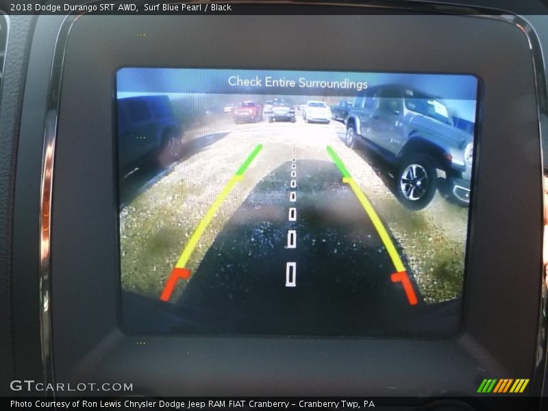 Surf Blue Pearl / Black 2018 Dodge Durango SRT AWD