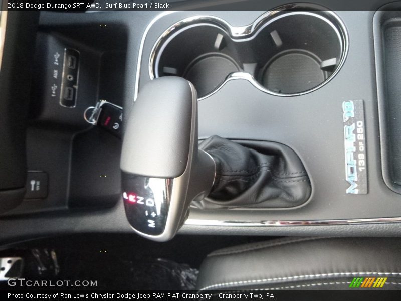 Surf Blue Pearl / Black 2018 Dodge Durango SRT AWD