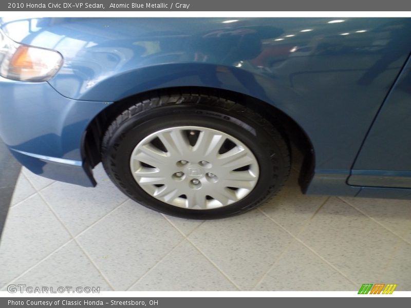 Atomic Blue Metallic / Gray 2010 Honda Civic DX-VP Sedan