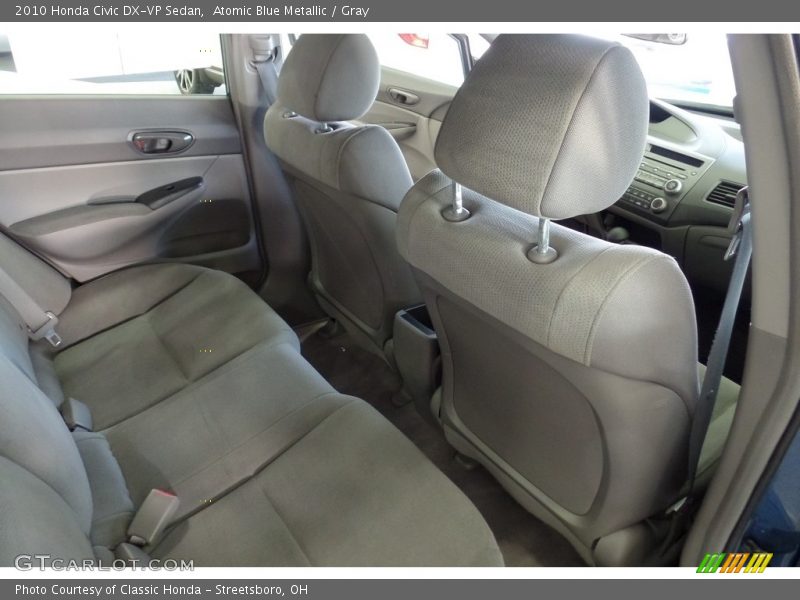 Atomic Blue Metallic / Gray 2010 Honda Civic DX-VP Sedan