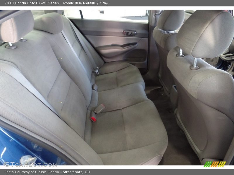 Atomic Blue Metallic / Gray 2010 Honda Civic DX-VP Sedan