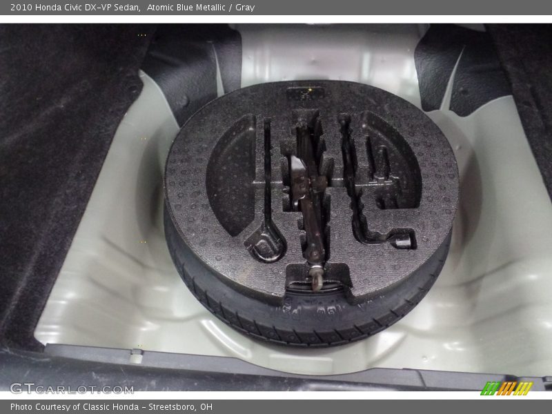 Atomic Blue Metallic / Gray 2010 Honda Civic DX-VP Sedan