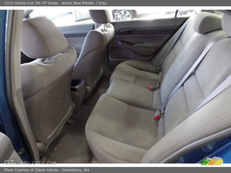 Atomic Blue Metallic / Gray 2010 Honda Civic DX-VP Sedan