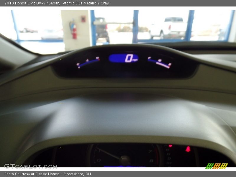 Atomic Blue Metallic / Gray 2010 Honda Civic DX-VP Sedan