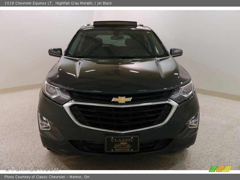 Nightfall Gray Metallic / Jet Black 2018 Chevrolet Equinox LT