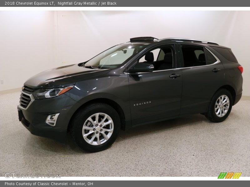 Nightfall Gray Metallic / Jet Black 2018 Chevrolet Equinox LT