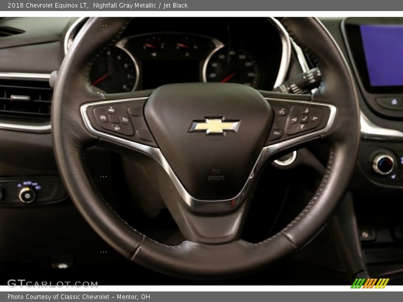 Nightfall Gray Metallic / Jet Black 2018 Chevrolet Equinox LT