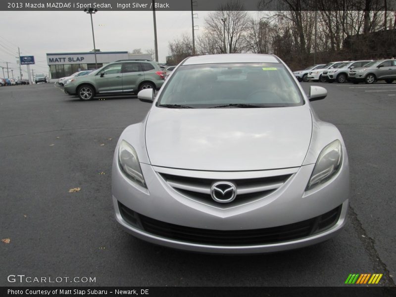 Ingot Silver / Black 2013 Mazda MAZDA6 i Sport Sedan