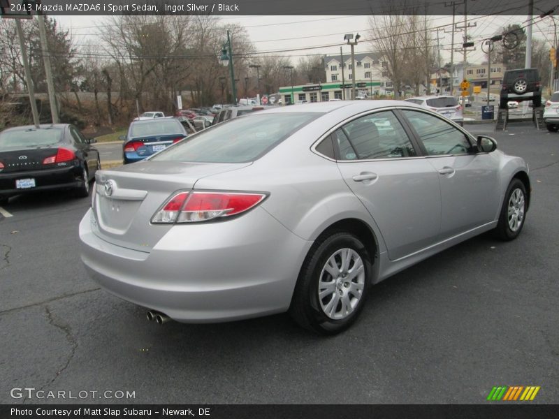 Ingot Silver / Black 2013 Mazda MAZDA6 i Sport Sedan
