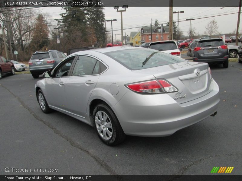 Ingot Silver / Black 2013 Mazda MAZDA6 i Sport Sedan