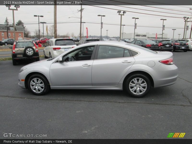 Ingot Silver / Black 2013 Mazda MAZDA6 i Sport Sedan
