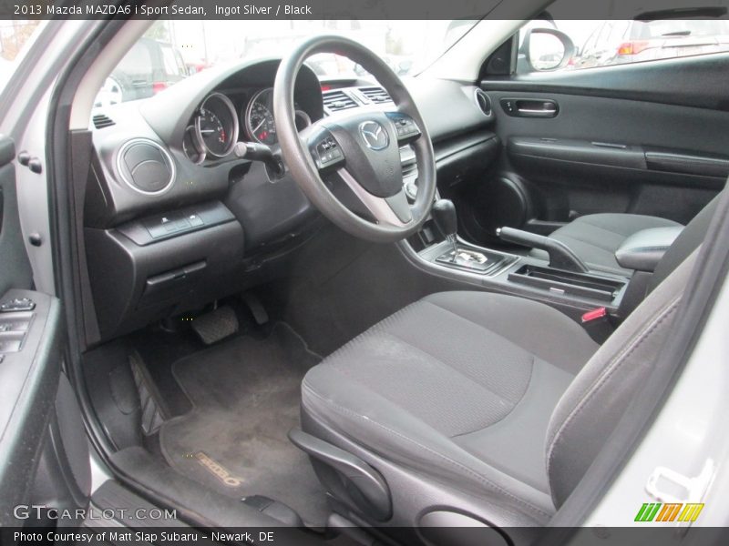 Ingot Silver / Black 2013 Mazda MAZDA6 i Sport Sedan