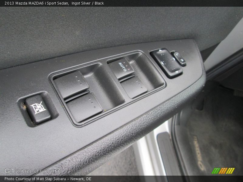 Ingot Silver / Black 2013 Mazda MAZDA6 i Sport Sedan