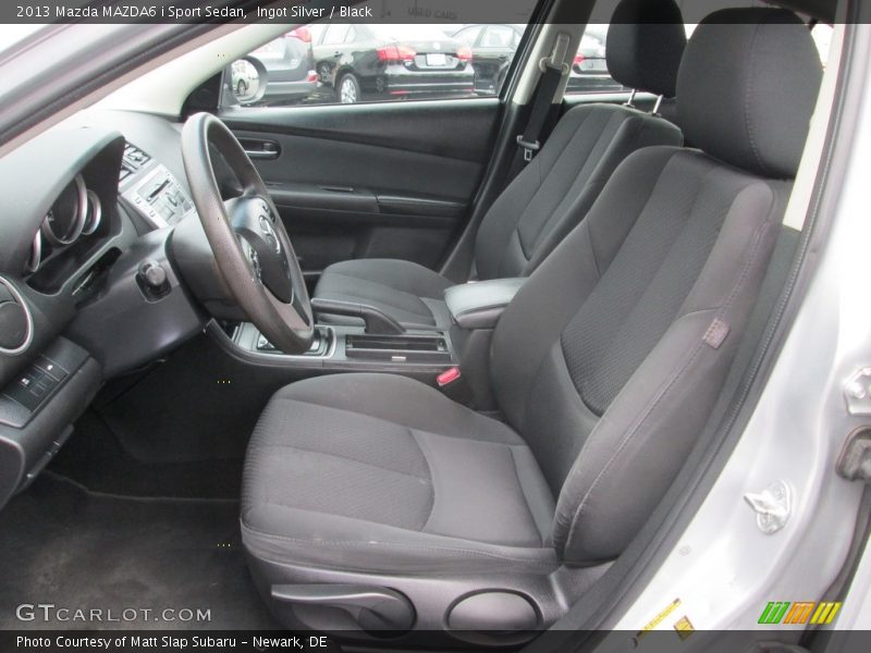 Ingot Silver / Black 2013 Mazda MAZDA6 i Sport Sedan