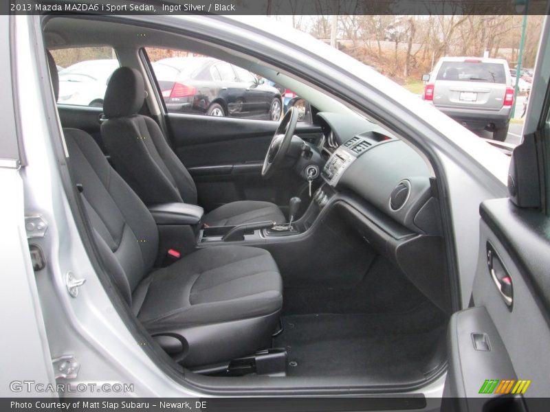 Ingot Silver / Black 2013 Mazda MAZDA6 i Sport Sedan