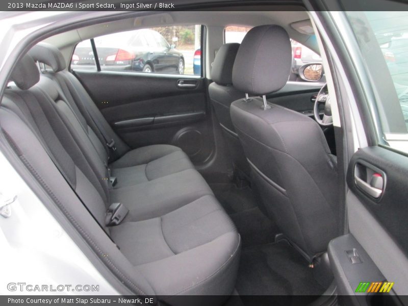 Ingot Silver / Black 2013 Mazda MAZDA6 i Sport Sedan