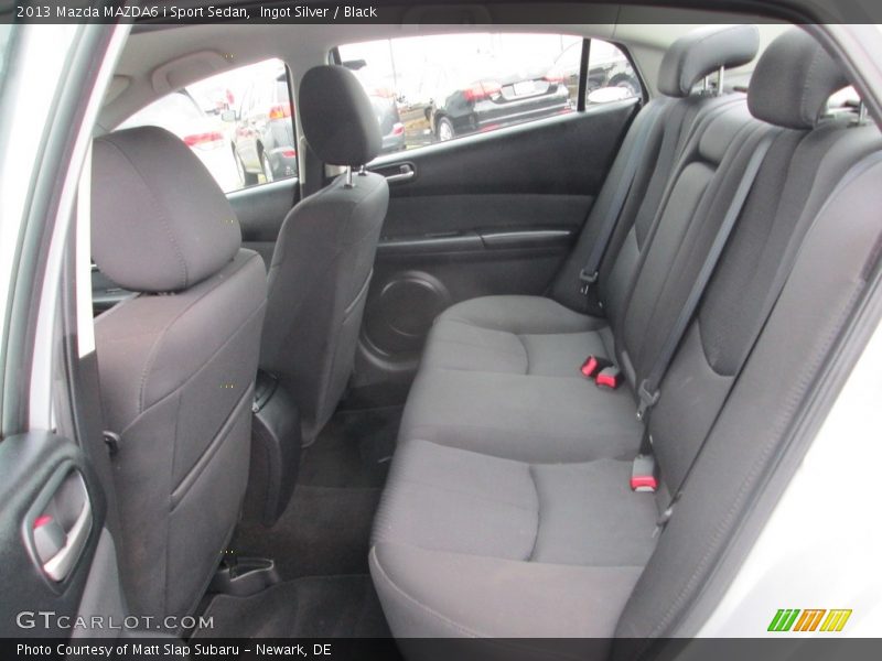 Ingot Silver / Black 2013 Mazda MAZDA6 i Sport Sedan