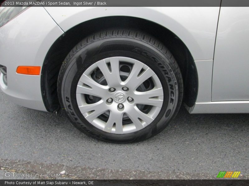 Ingot Silver / Black 2013 Mazda MAZDA6 i Sport Sedan
