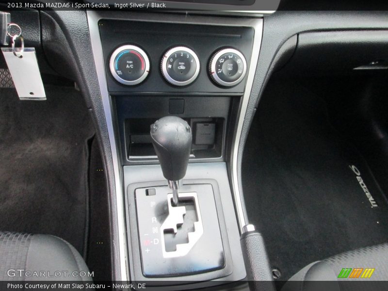 Ingot Silver / Black 2013 Mazda MAZDA6 i Sport Sedan