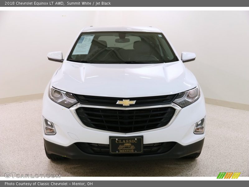 Summit White / Jet Black 2018 Chevrolet Equinox LT AWD