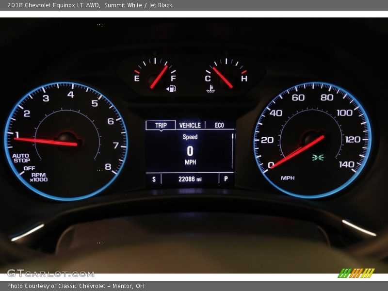 Summit White / Jet Black 2018 Chevrolet Equinox LT AWD