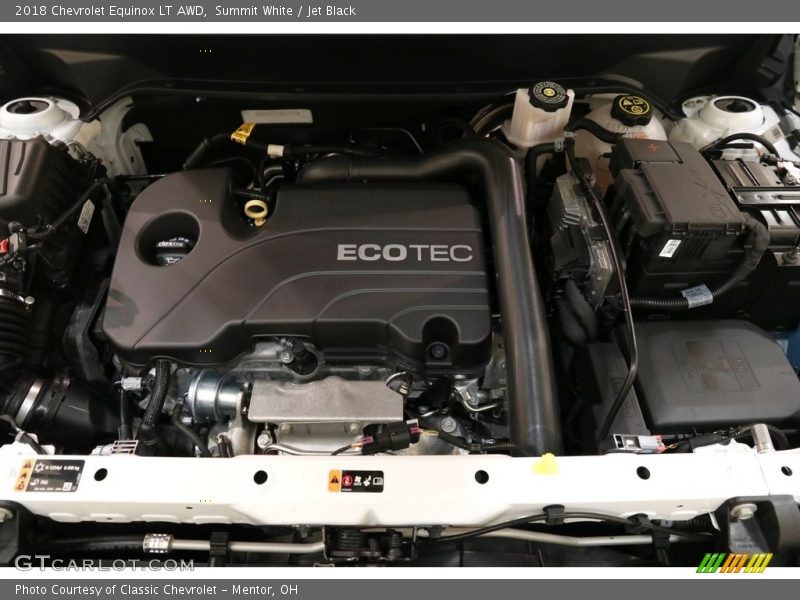 Summit White / Jet Black 2018 Chevrolet Equinox LT AWD