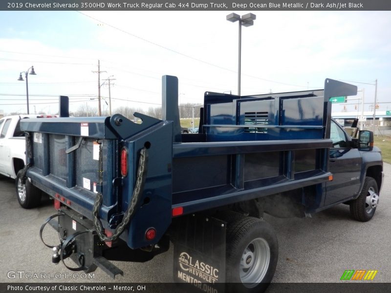Deep Ocean Blue Metallic / Dark Ash/Jet Black 2019 Chevrolet Silverado 3500HD Work Truck Regular Cab 4x4 Dump Truck